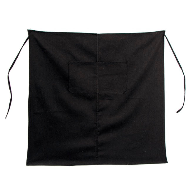 Florist Canvas Waist Apron with Pockets Black (80x80cm)