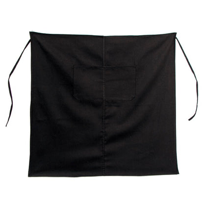 Florist Canvas Waist Apron with Pockets Black (80x80cm)