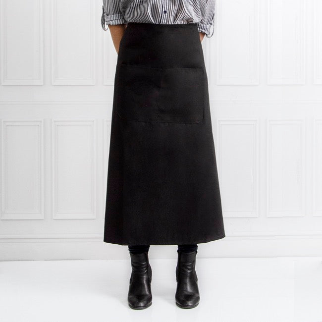 Florist Canvas Waist Apron with Pockets Black (80x80cm)