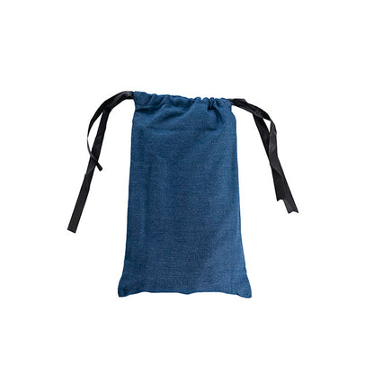 Stylish Denim Apron With Pockets Dark Blue (81x87cm)
