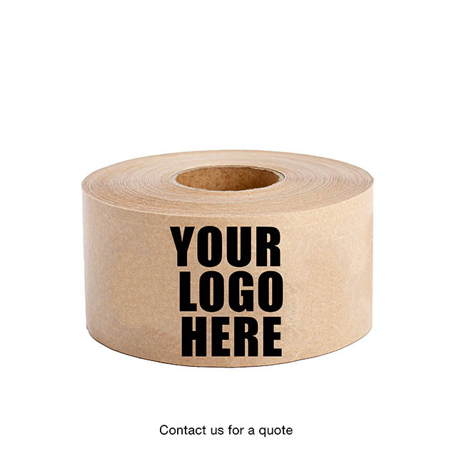 Customised Water Activated Gummed Paper Tape (72mmx92m)