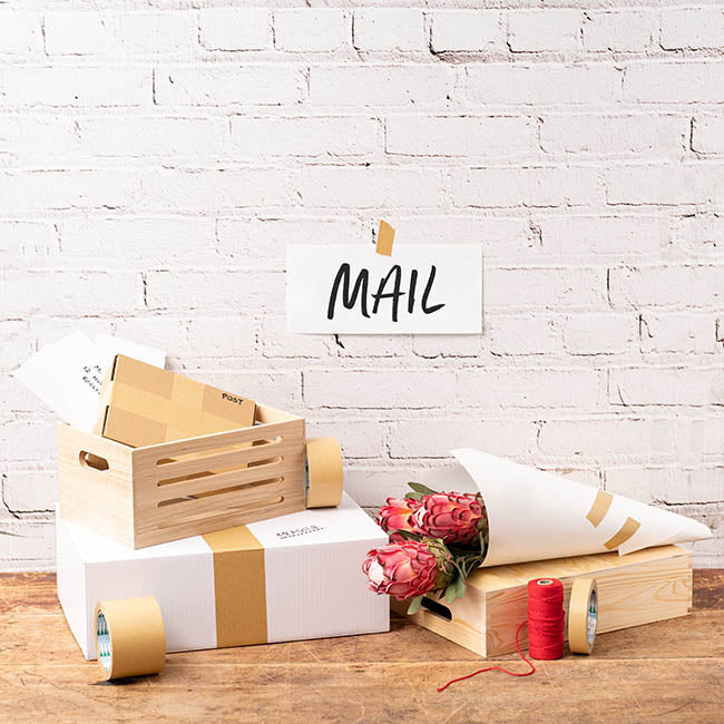 Premium Eco Kraft Paper Sticky Tape (36mmx25m)