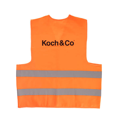 Workwear Fluorescent Safety Vest Orange (64x68cmH) Large