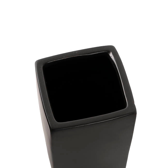 Ceramic Bondi Square Tank Set 2 Matte Black (15x15x29.5cmH)