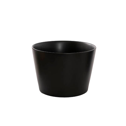Ceramic Bondi Conical Tapered Set 2 Matte Black (23Dx16cmH)