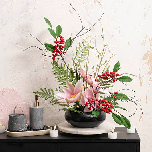 Ceramic Modern Bowl Medium Matte Black (21.8Dx8.5cmH)