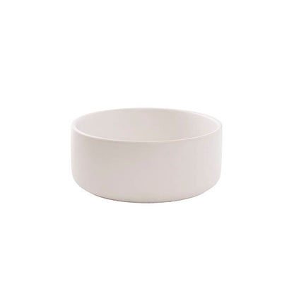 Ceramic Modern Bowl Matte White (20x8.3cmH)