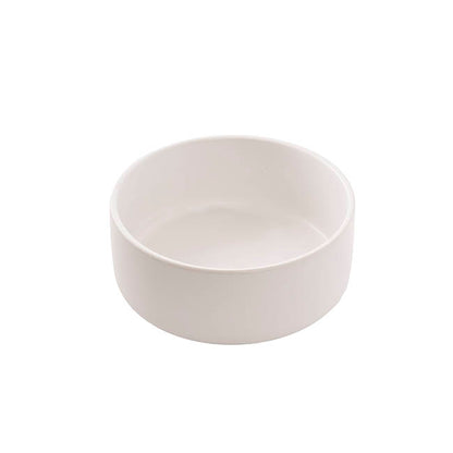 Ceramic Modern Bowl Matte White (20x8.3cmH)