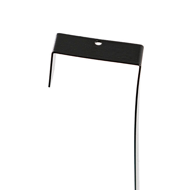 Metal Wreath Door Hanger (34cm or 12") Black