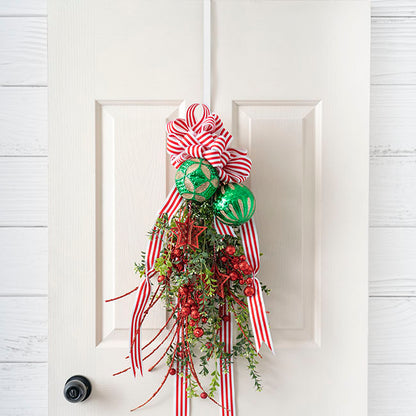 Metal Wreath Door Hanger (34cm or 12") White