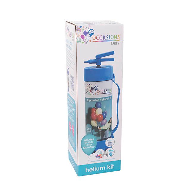 Helium Tank Latex Balloon Kit w Gel & Balloons (2.2L)