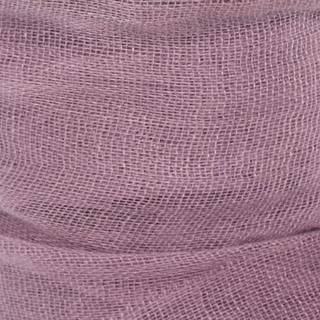 Ribbon with Wooden Spool Faux Silk Frayed Lavender (80mmx5m)