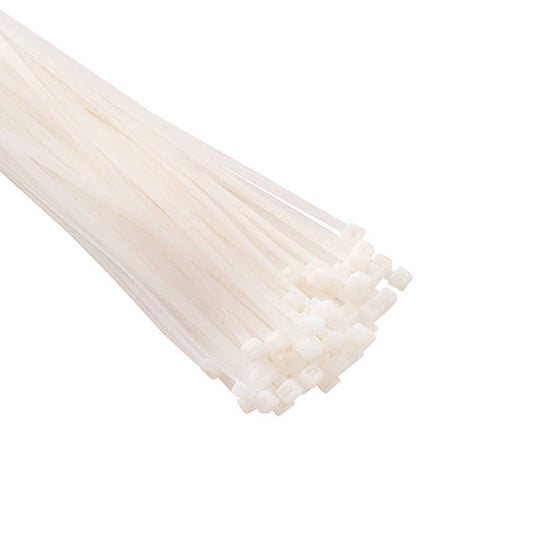 Heavy Duty Cable Ties 3.6mm x 15cm White (Pack 100)