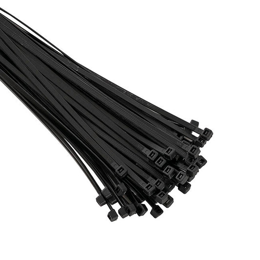 Heavy Duty Cable Ties 3.6mm x 20cm Black (Pack 100)