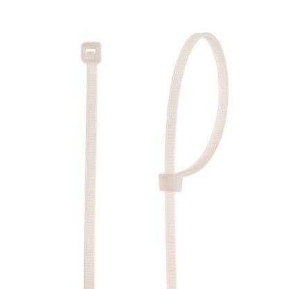 Heavy Duty Cable Ties 3.6mm x 20cm White (Pack 100)