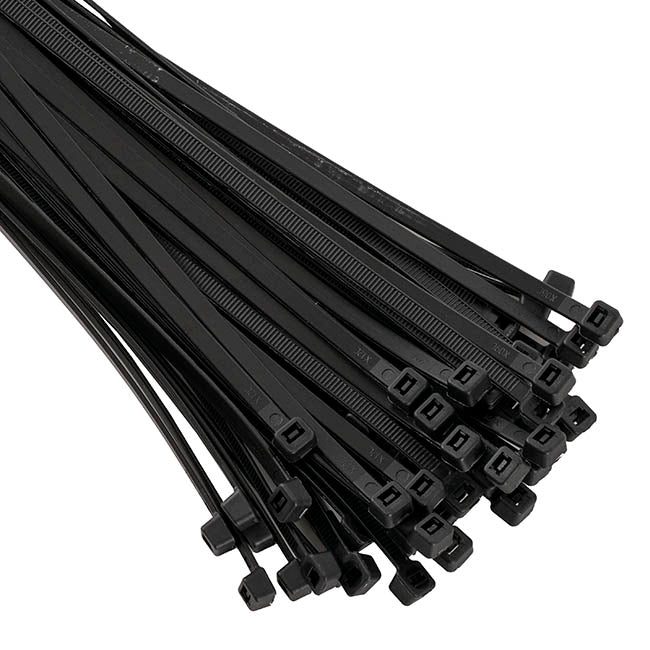Heavy Duty Cable Ties 4.8mm x 30cm Black (Pack 100)