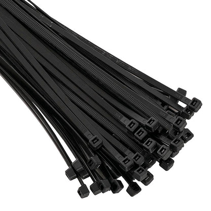 Heavy Duty Cable Ties 4.8mm x 30cm Black (Pack 100)