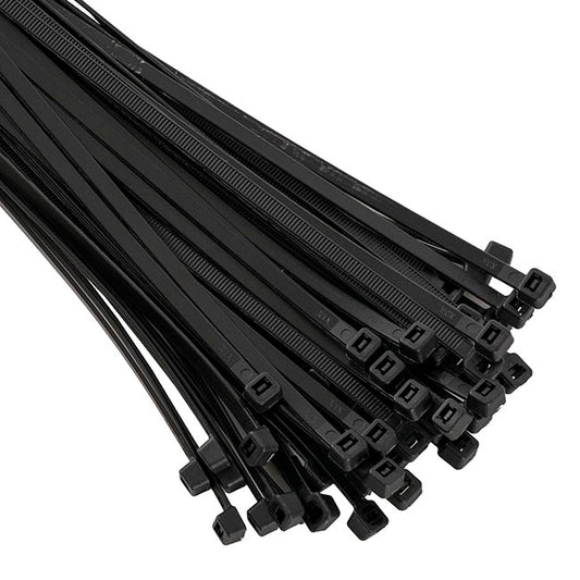 Heavy Duty Cable Ties 4.8mm x 30cm Black (Pack 100)