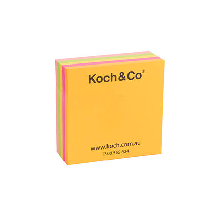 Post IT Sticker Note 300 sheets Multi (7.5x7.5cm) Koch & Co