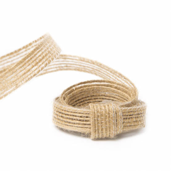 Natural Fiber Jute Ribbon Natural (10mmx10m)