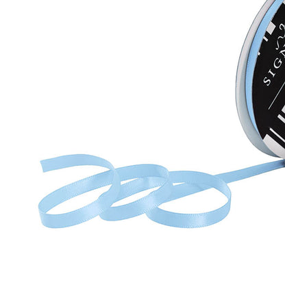 Ribbon Satin Deluxe Double Faced Baby Blue (6mmx25m)