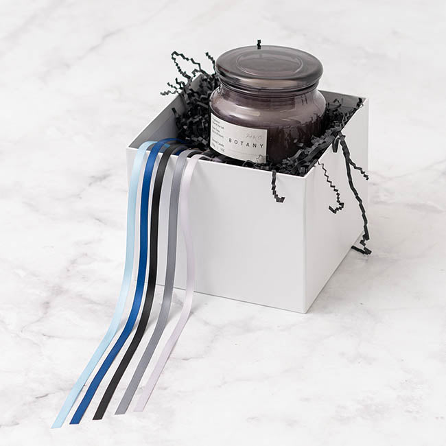 Ribbon Satin Deluxe Double Faced Baby Blue (6mmx25m)