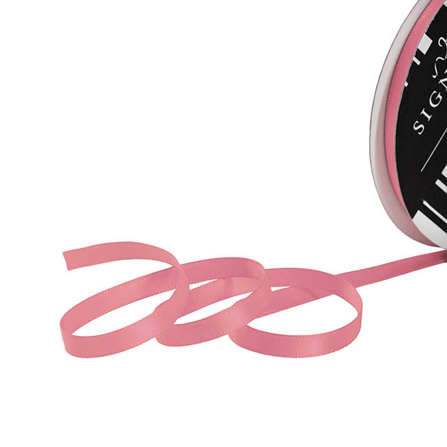 Ribbon Satin Deluxe Double Faced Dusty Pink (6mmx25m)