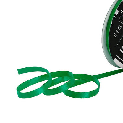 Ribbon Satin Deluxe Double Faced Emerald Green (6mmx25m)