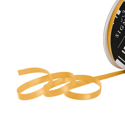 Ribbon Satin Deluxe Double Faced Gold (6mmx25m)