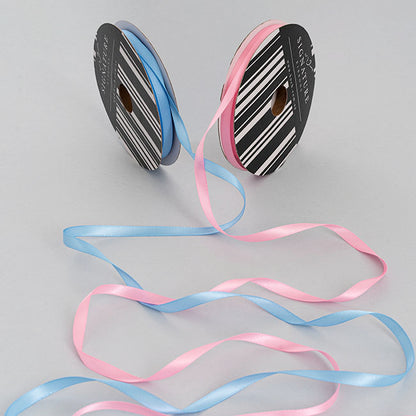 Ribbon Satin Deluxe Double Faced Mid Pink (6mmx25m)
