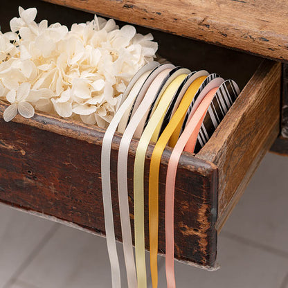 Ribbon Satin Deluxe Double Faced Peach (6mmx25m)