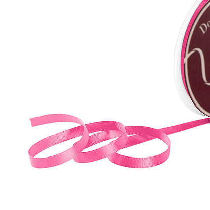 Ribbon Satin Deluxe Double Faced Deep Pink (6mmx91m)