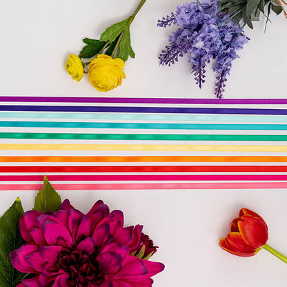 Ribbon Satin Deluxe Double Faced Red (6mmx25m)