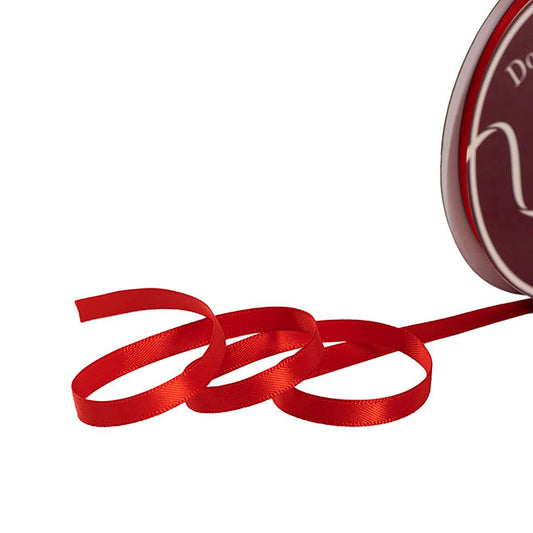 Ribbon Satin Deluxe Double Faced Rouge Red (6mmx91m)