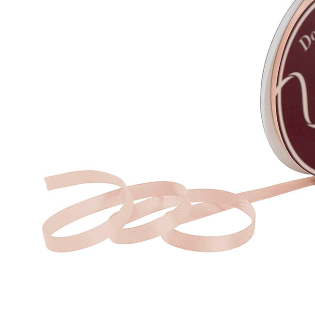 Ribbon Satin Deluxe Double Faced Rose Gold (6mmx91m)