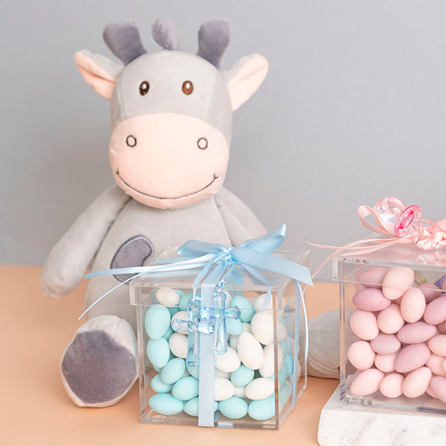 Ribbon Satin Deluxe Double Faced Baby Blue (10mmx25m)