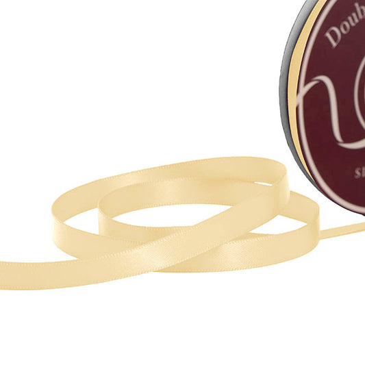 Ribbon Satin Deluxe Double Faced Butter Neutral (10mmx30m)