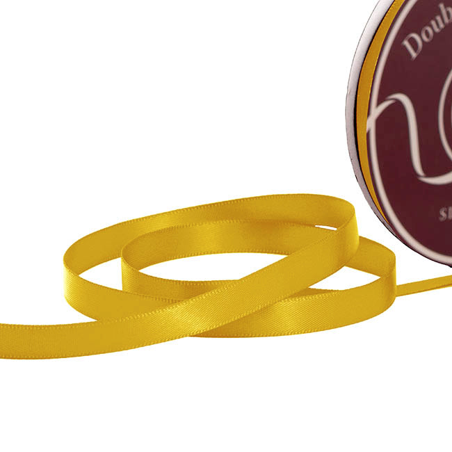 Ribbon Satin Deluxe Double Faced Traditional Gold (10mmx30m)