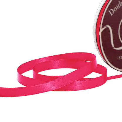 Ribbon Satin Deluxe Double Faced Hot Pink (10mmx30m)