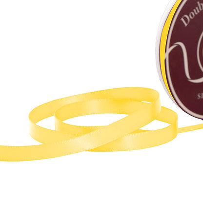 Ribbon Satin Deluxe Double Faced Lemon (10mmx30m)