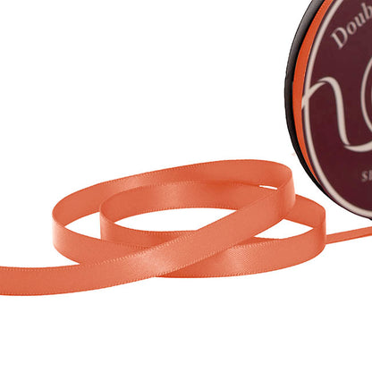 Ribbon Satin Deluxe Double Faced Burnt Ochre (10mmx30m)
