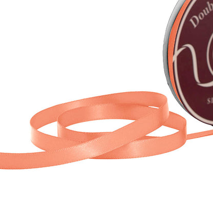 Ribbon Satin Deluxe Double Faced Peach (10mmx25m)