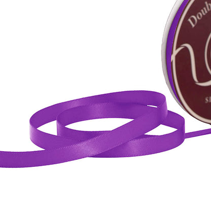 Ribbon Satin Deluxe Double Faced Purple (10mmx30m)