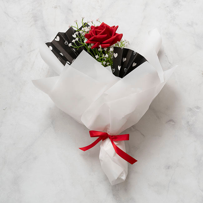 Ribbon Satin Deluxe Double Faced Rouge Red (10mmx25m)