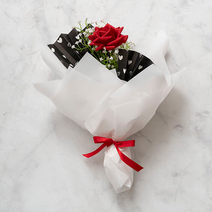 Ribbon Satin Deluxe Double Faced Rouge Red (10mmx25m)