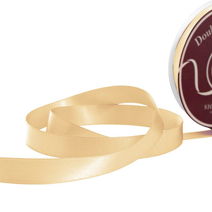 Ribbon Satin Deluxe Double Faced Deep Natural (15mmx30m)