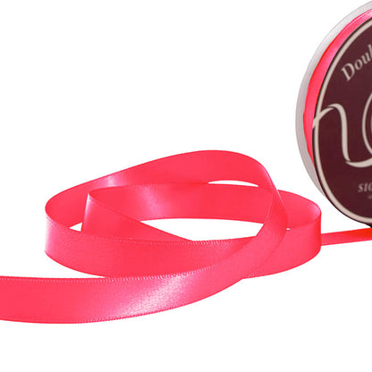 Ribbon Satin Deluxe Double Faced Hot Pink (15mmx30m)