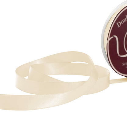 Ribbon Satin Deluxe Double Faced Ivory (15mmx30m)