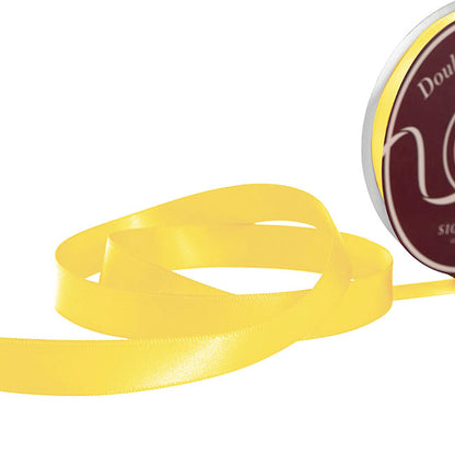 Ribbon Satin Deluxe Double Faced Lemon (15mmx30m)