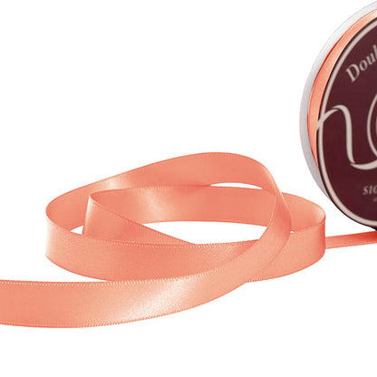 Ribbon Satin Deluxe Double Faced Peach (15mmx30m)